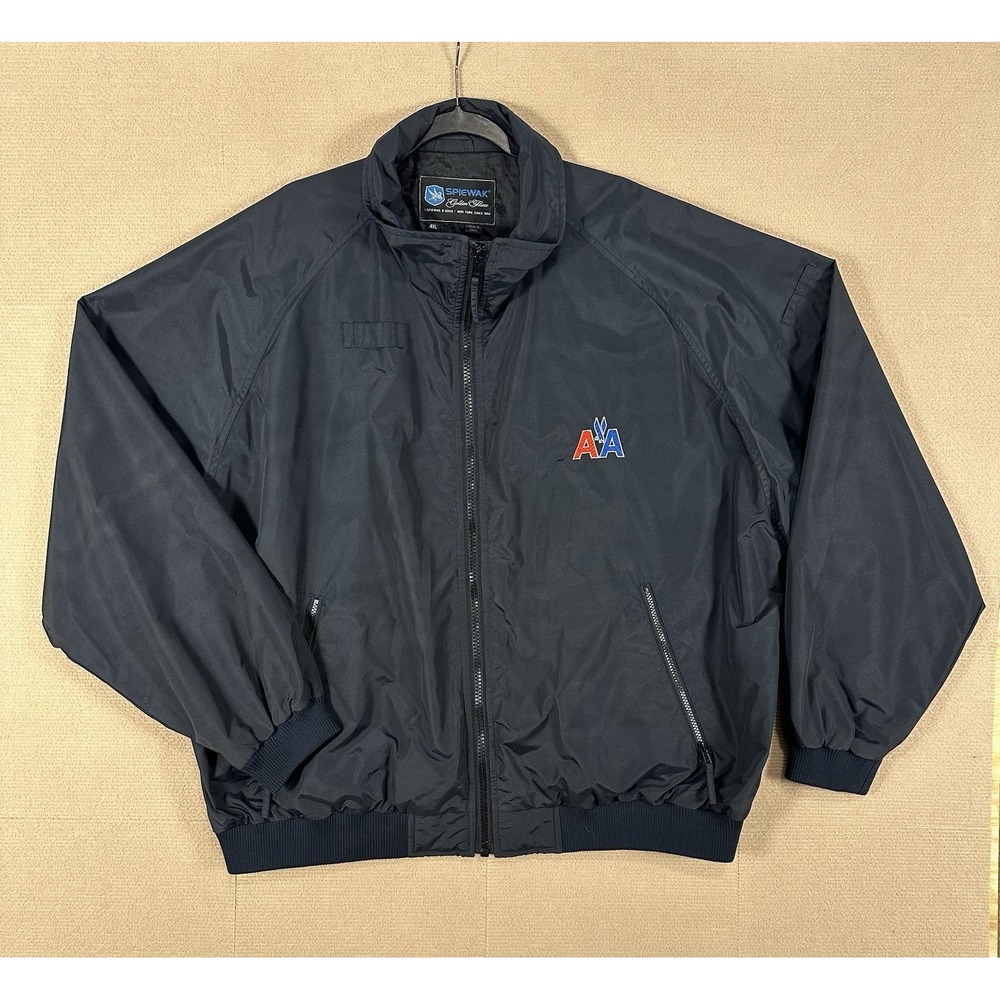 Spiewak Golden Fleece Bomber Jacket 4XL American Airlines Nylon Flight Jacket